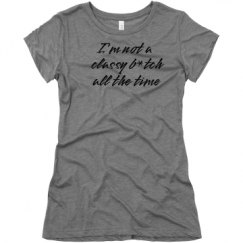 Ladies Slim Fit Super Soft Triblend Tee