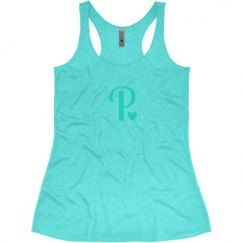 Ladies Slim Fit Super Soft Racerback Triblend Tank