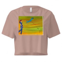 Ladies Festival Cali Crop Top Tee