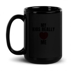 15oz Black Glossy Mug