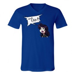 Unisex V-Neck Jersey Tee