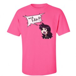 Unisex Ultra Cotton Safety Neon Crewneck Tee