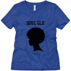 Ladies Relaxed Fit V-Neck Tee