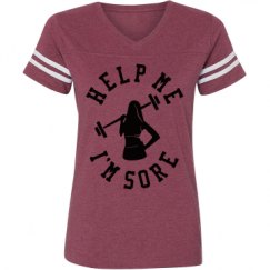 Ladies Relaxed Fit Vintage Sports Tee