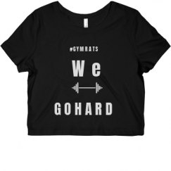 Ladies Slim Fit Crop Top Tee
