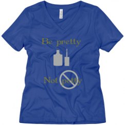 Ladies Relaxed Fit V-Neck Tee