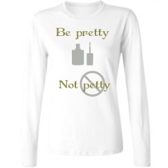 Ladies Relaxed Fit Basic Long Sleeve Tee