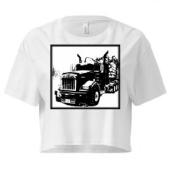 Ladies Festival Cali Crop Top Tee