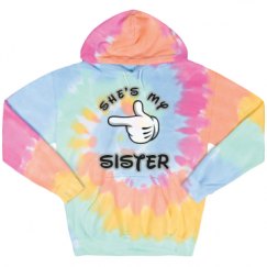 Unisex Tie-Dye Fleece Hoodie