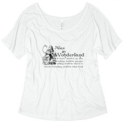 Ladies Flowy Slouchy Tee