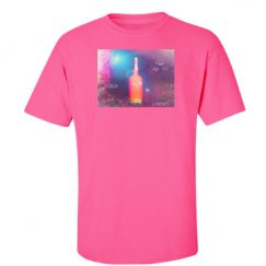 Unisex Ultra Cotton Safety Neon Crewneck Tee