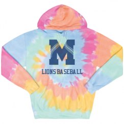 Unisex Tie-Dye Fleece Hoodie