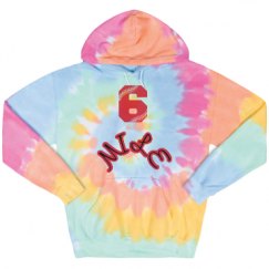 Unisex Tie-Dye Fleece Hoodie