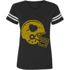 Ladies Relaxed Fit Vintage Sports Tee