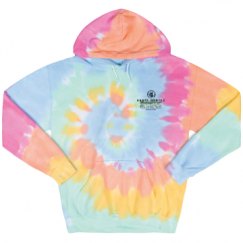 Unisex Tie-Dye Fleece Hoodie