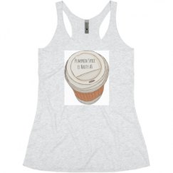 Ladies Slim Fit Super Soft Racerback Triblend Tank