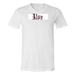 Unisex V-Neck Jersey Tee