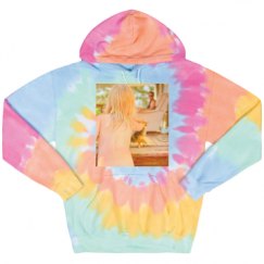 Unisex Tie-Dye Fleece Hoodie