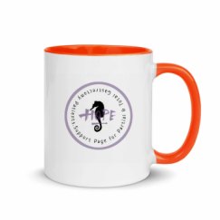 11oz Ceramic Mug with Color Inside