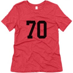 Ladies Relaxed Fit Super Soft Triblend Tee