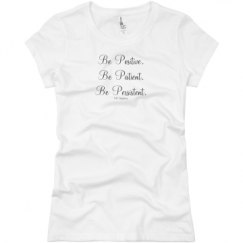 Ladies Slim Fit Basic Promo Jersey Tee