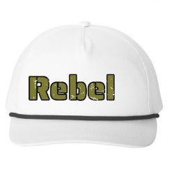 Snapback Five-Panel Rope Hat