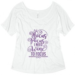 Ladies Flowy Slouchy Tee