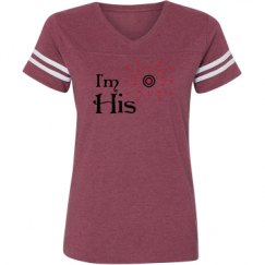 Ladies Relaxed Fit Vintage Sports Tee