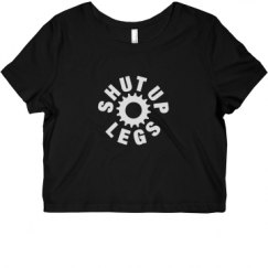 Ladies Slim Fit Crop Top Tee