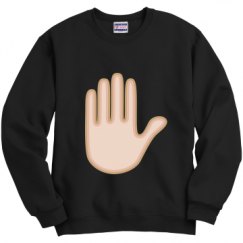 Unisex Film and Foil Crewneck Sweatshirt
