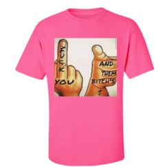 Unisex Ultra Cotton Safety Neon Crewneck Tee