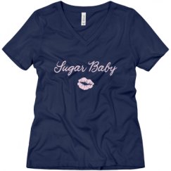 Ladies Relaxed Fit V-Neck Tee