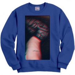 Unisex Film and Foil Crewneck Sweatshirt
