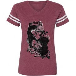 Ladies Relaxed Fit Vintage Sports Tee