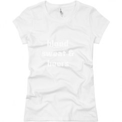 Ladies Slim Fit Basic Promo Jersey Tee
