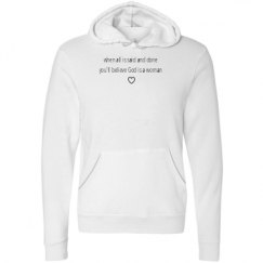 Unisex Fleece Pullover Midweight Hoodie