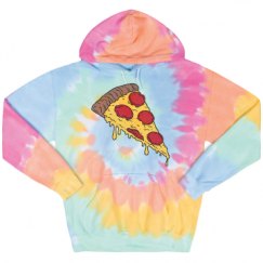 Unisex Tie-Dye Fleece Hoodie