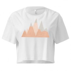 Ladies Festival Cali Crop Top Tee