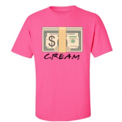 Unisex Ultra Cotton Safety Neon Crewneck Tee