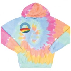 Unisex Tie-Dye Fleece Hoodie