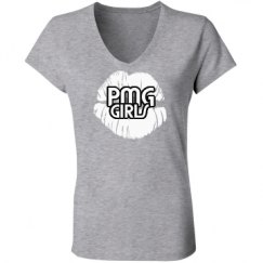 Ladies Slim Fit V-Neck Jersey Tee