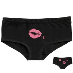 Kiss it! (Pink ink & backside)