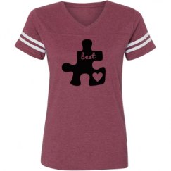 Ladies Relaxed Fit Vintage Sports Tee
