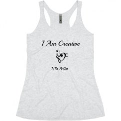Ladies Slim Fit Super Soft Racerback Triblend Tank