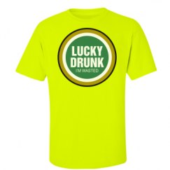 Unisex Ultra Cotton Safety Neon Crewneck Tee