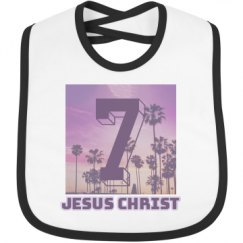 Infant Contrast Trim Bib