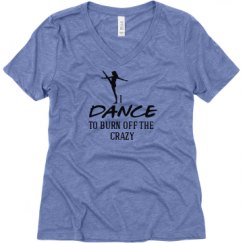 Ladies Relaxed Fit Super Soft Triblend V-Neck Tee