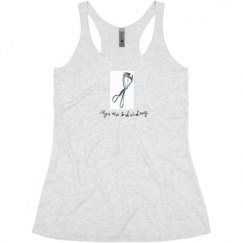 Ladies Slim Fit Super Soft Racerback Triblend Tank
