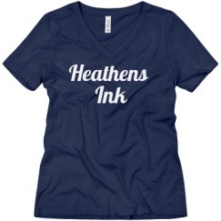 Ladies Relaxed Fit V-Neck Tee