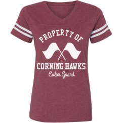 Ladies Relaxed Fit Vintage Sports Tee